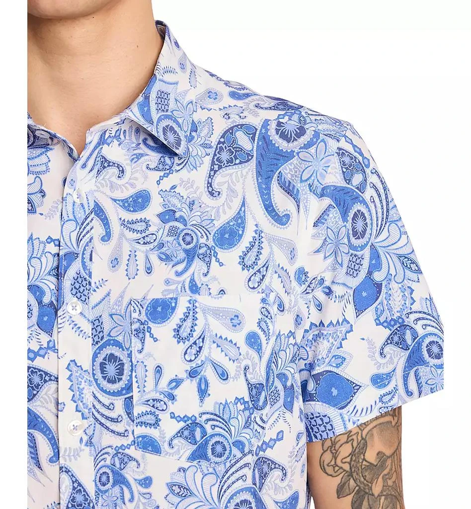 Paisley & Gray Men's Gilby Floral Swim Shirt 2