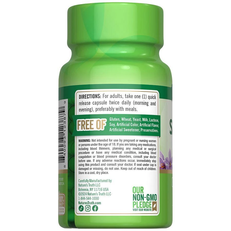 Nature's Truth Saffron Extract Capsules 5