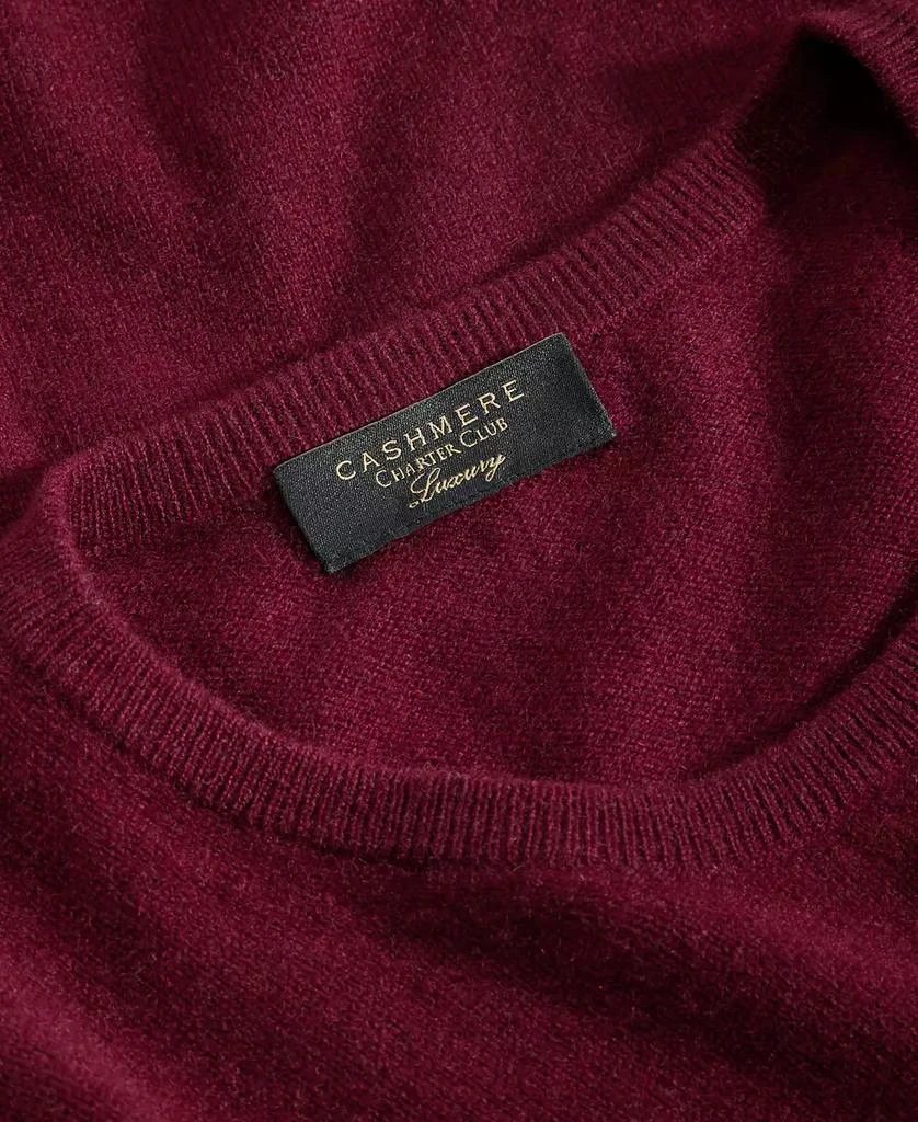 Charter Club 100% Cashmere Women's Long-Sleeve Crewneck Sweater, Created for Macy's 4