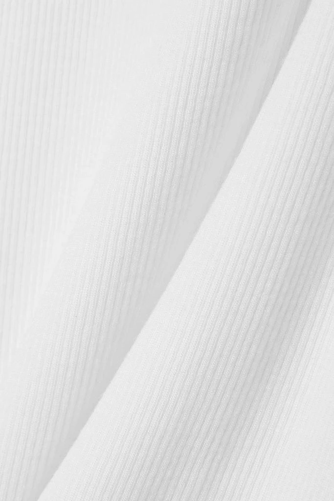 ATM Anthony Thomas Melillo Two-tone ribbed stretch-modal jersey tank 4