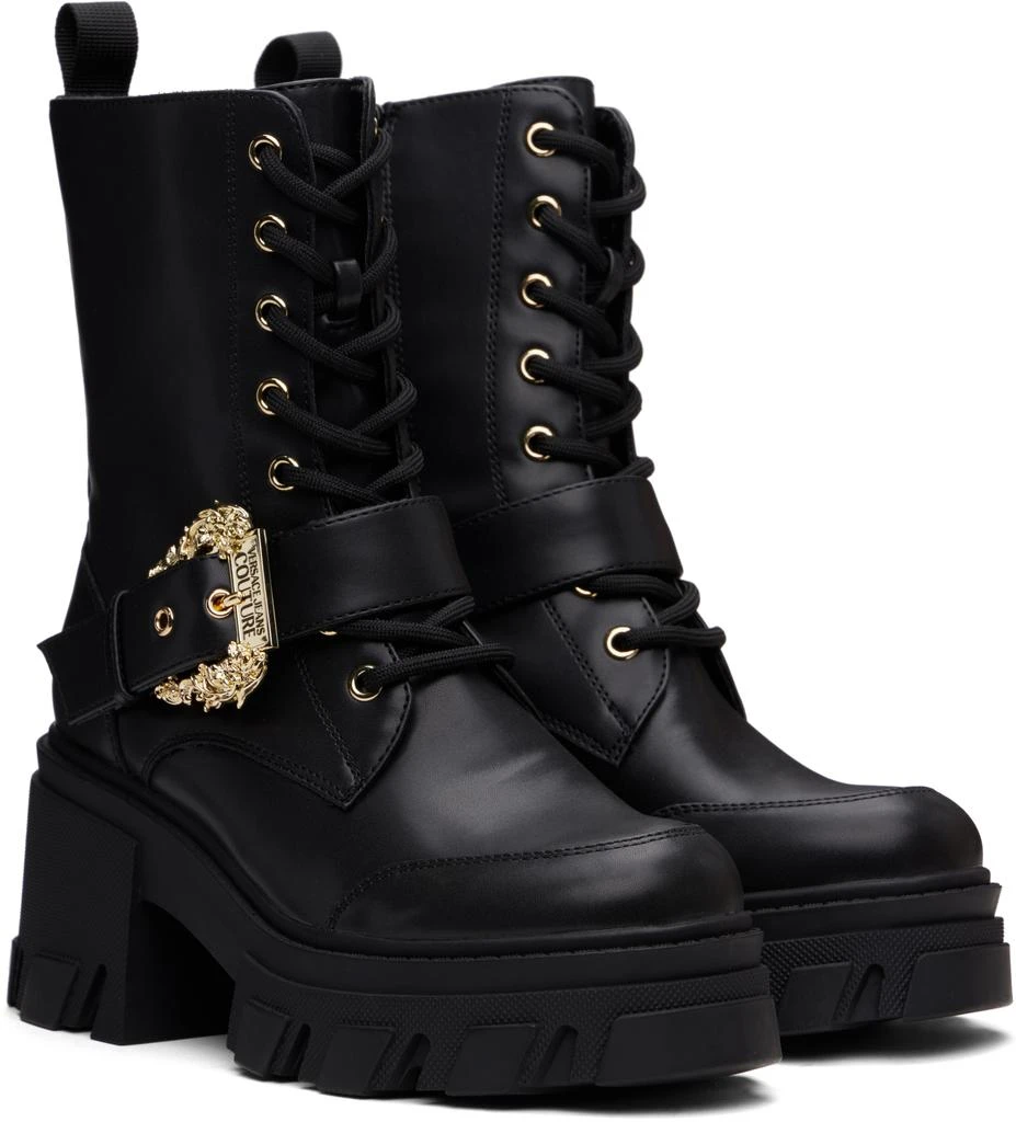 Versace Jeans Couture Black Sophie Ankle Boots 4