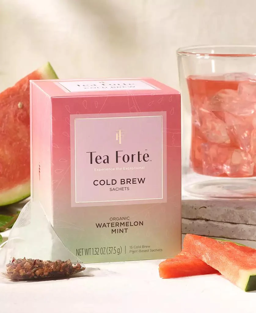 Tea Forte Cold Brew Duo and Poom Cup Tea Bundle, 4 Piece 8