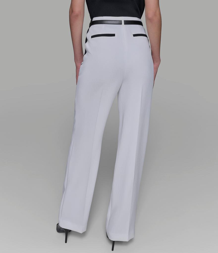 Karl Lagerfeld Paris BELTED WIDE LEG TROUSER