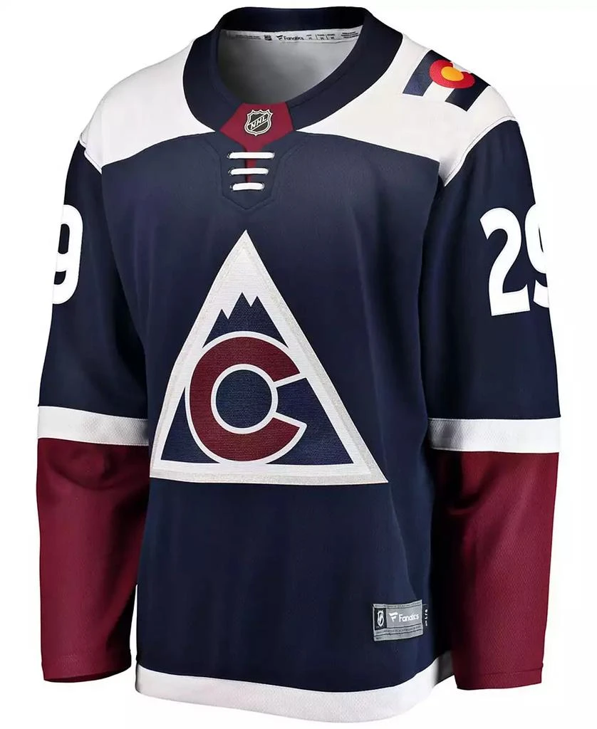 Fanatics Men
s Nathan MacKinnon Navy Colorado Avalanche Alternate Breakaway Player Jersey 2