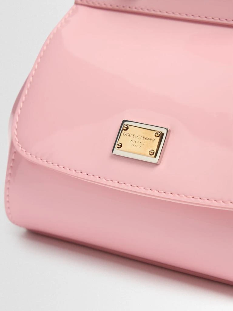 Dolce & Gabbana Sicily Patent Leather Shoulder Bag 2