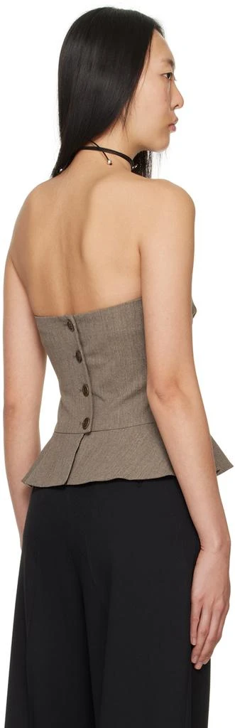 Beaufille Brown Francis Tank Top 3