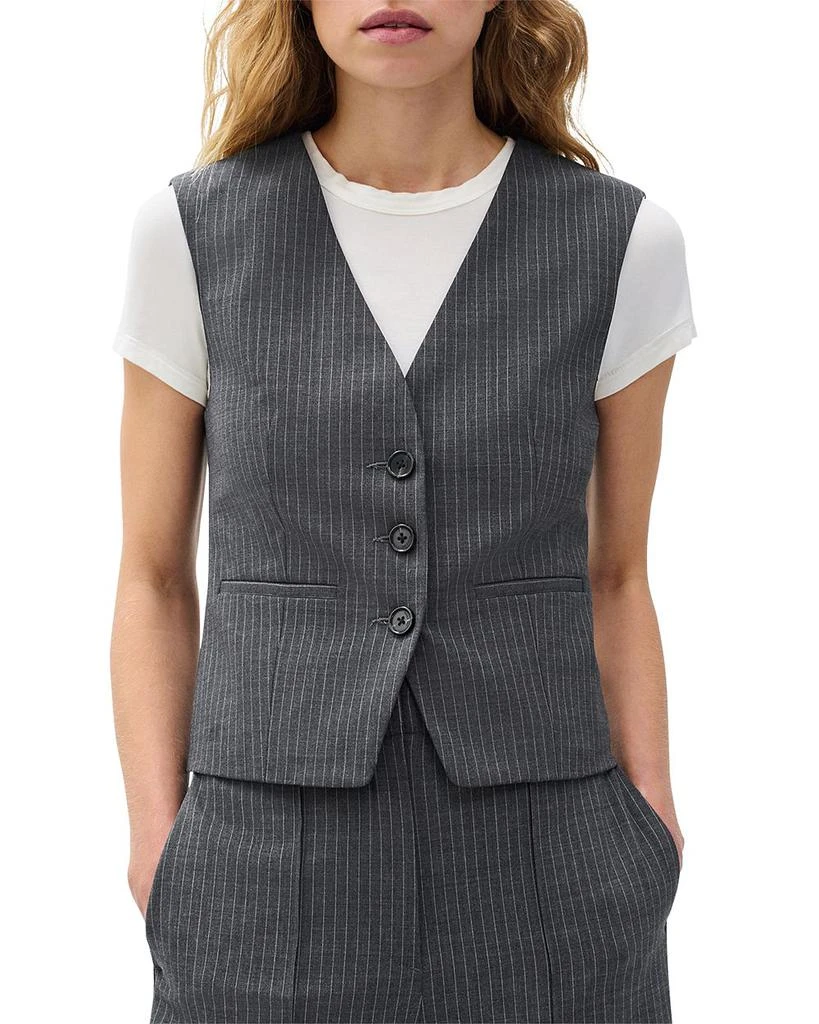 Rag
Bone Jennifer Striped Combo Blazer
Vest Set 9