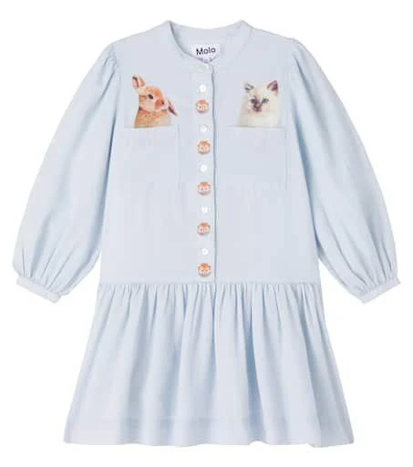 riley embroidered midi dress RILEY MIDI DRESS – Area Stars main image 0