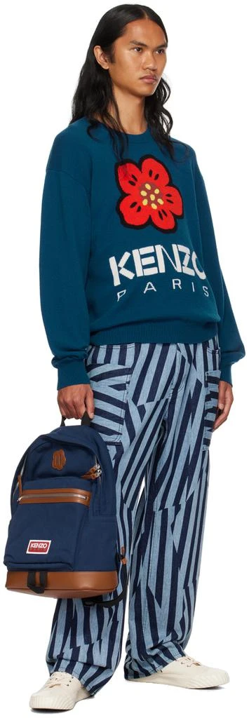 Kenzo Navy Kenzo Paris Explore Backpack 4