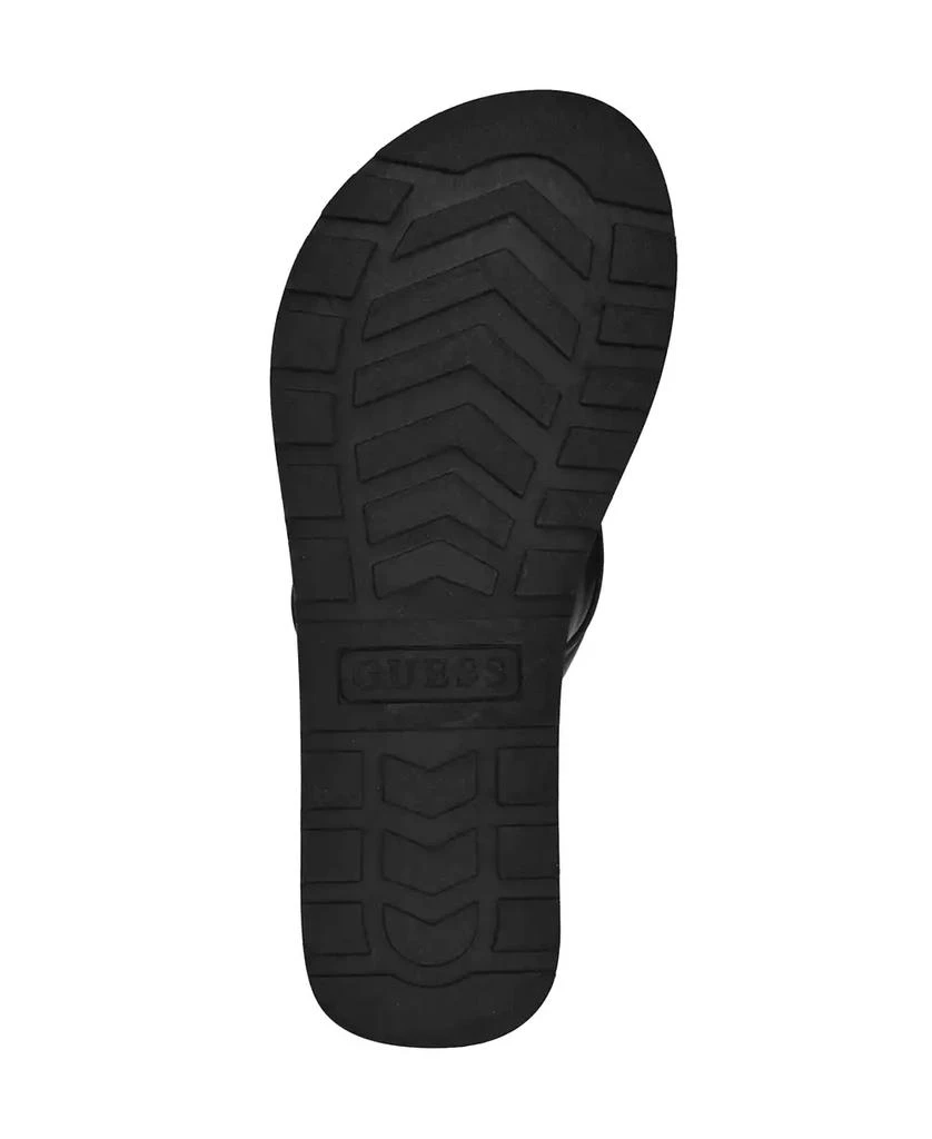 GUESS Women's Candry Triangle Logo Eva Thong Flip Flop Sandals 5