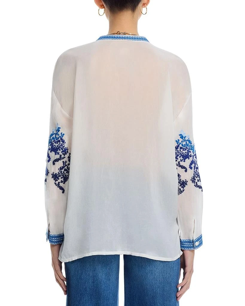 Johnny Was The Audrey Mandarin Collar Shirt 3