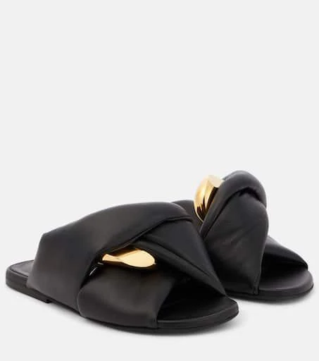 JW Anderson Chain Twist leather sandals 1