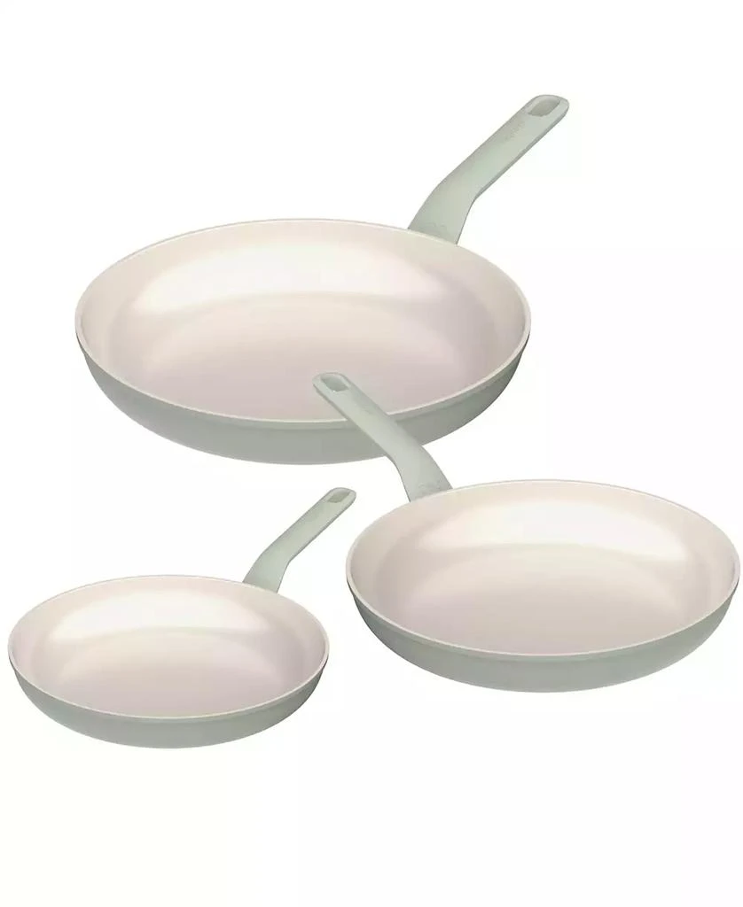 BergHOFF Balance 3Pc Non-stick Ceramic Frying Pan Set, Recycled Aluminum