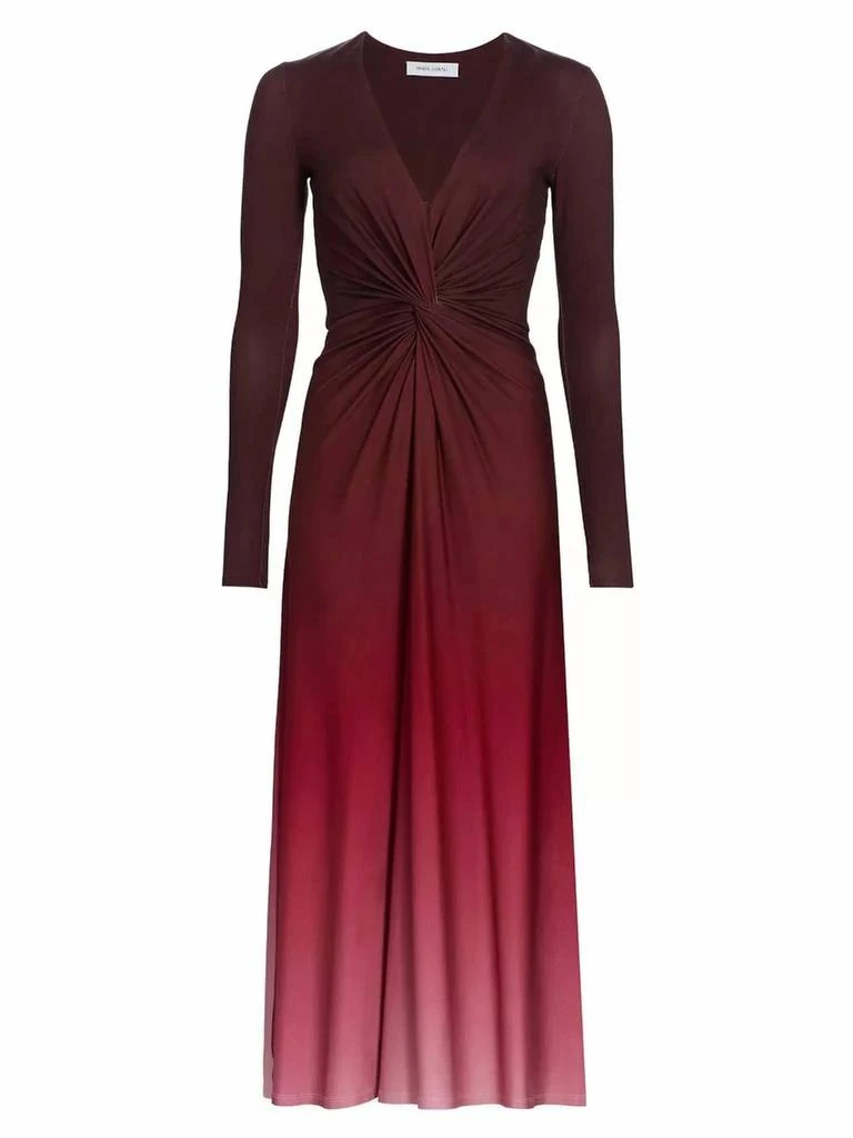 PRABAL GURUNG Prabal Gurung - Twist Front Long Sleeve Dress 3