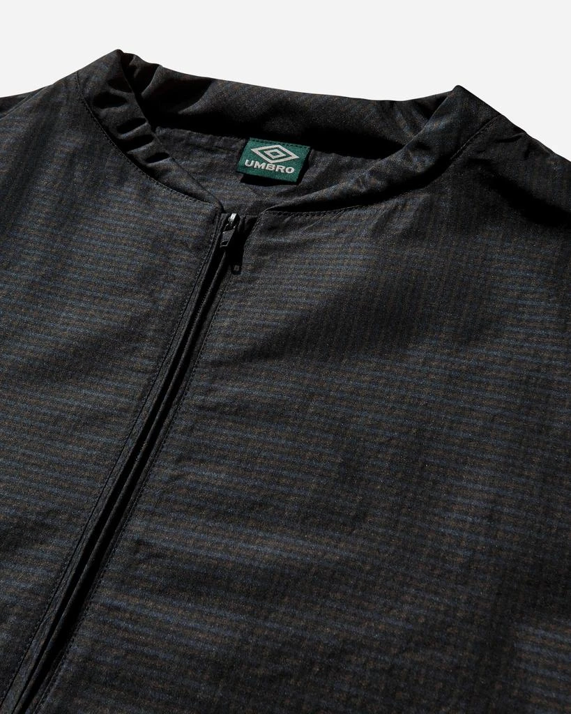 Umbro Men's Check Bomber Jacket Navy / Dark Brown 3
