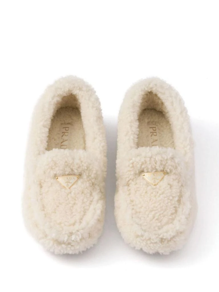 Prada Prada Shearling Driving Shoes 4