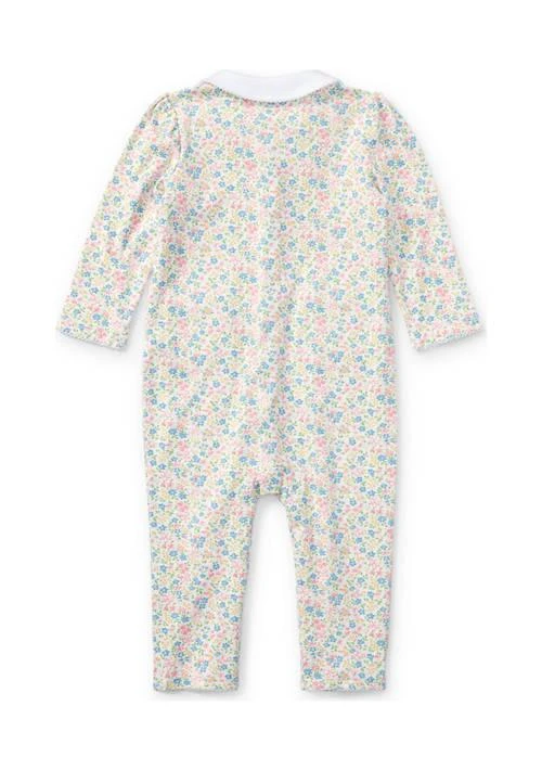Ralph Lauren Baby Girls Floral Print Cotton Coverall 3