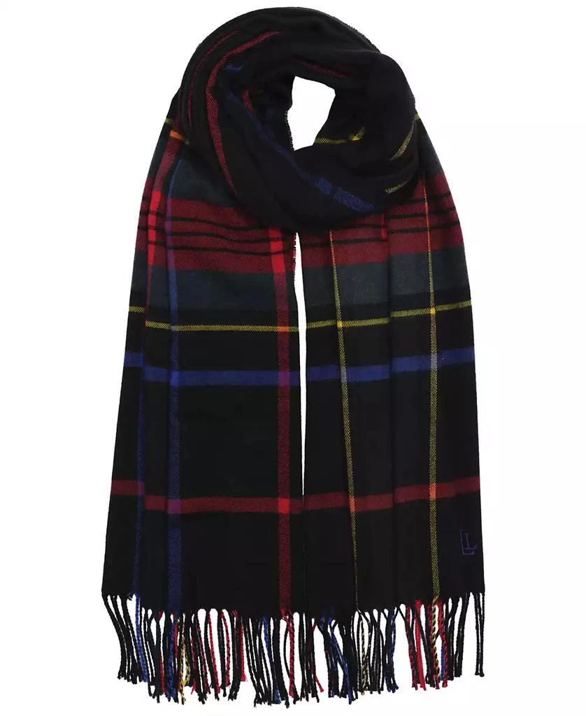 Ralph Lauren Exploded Plaid Pattern Scarf 1