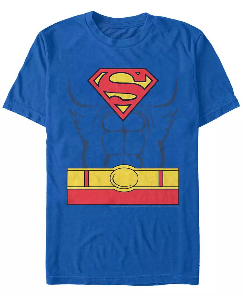 FIFTH SUN DC Men's Superman Costume Short Sleeve T-Shirt