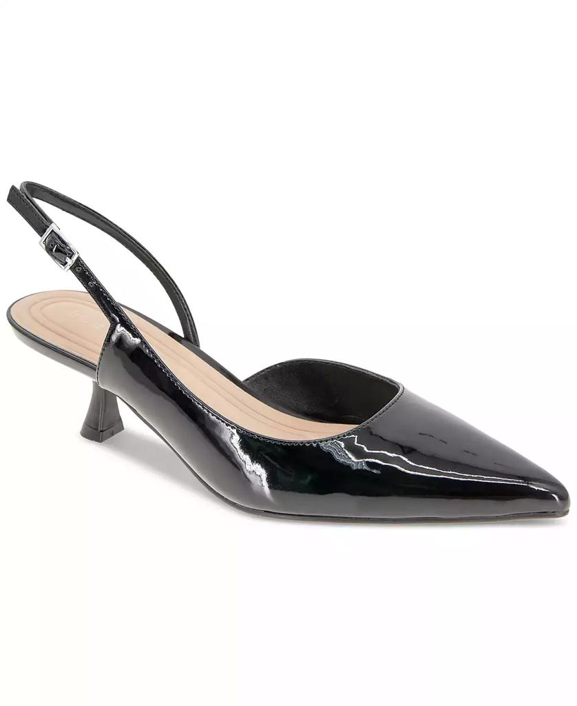 BCBG Women's Kittie Kitten Heel Sling Back Pumps