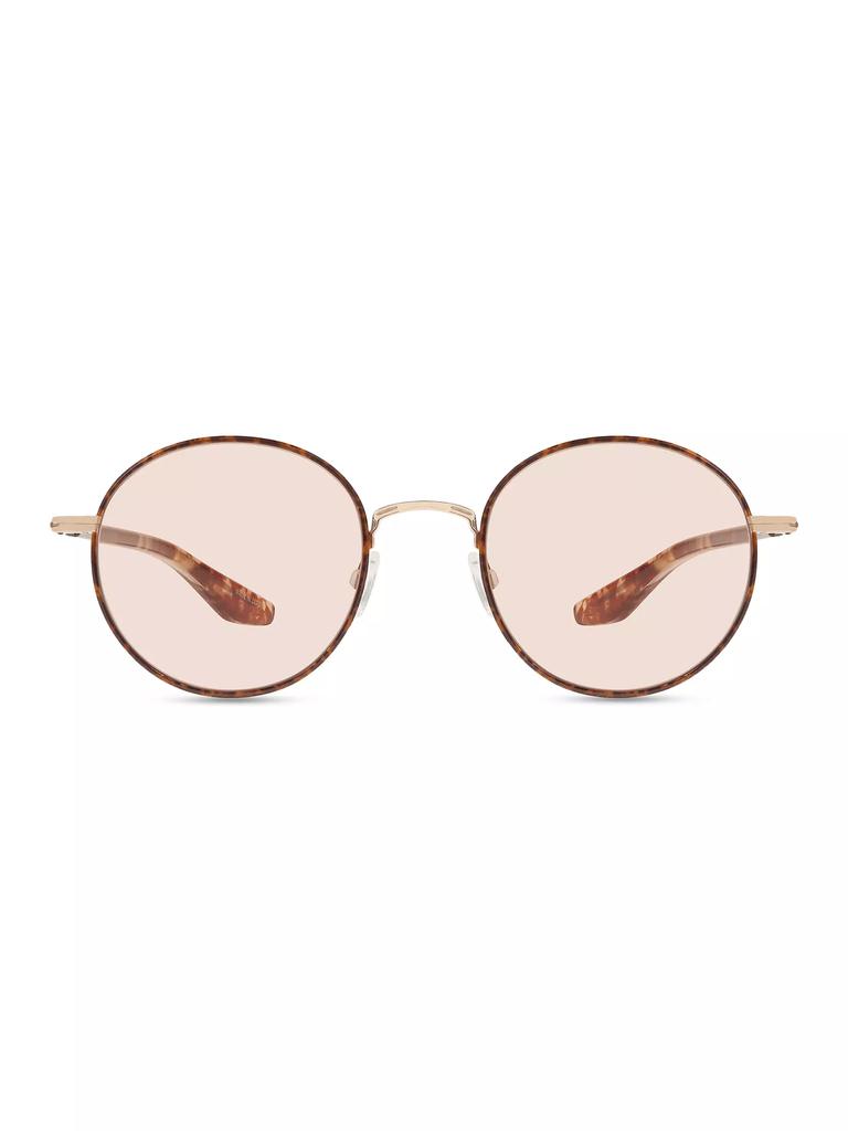 Barton Perreira Caster 50MM Round Sunglasses