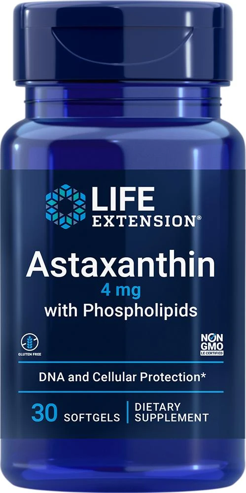 Life Extension Life Extension Astaxanthin with Phospholipids, 30 softgels - 4 mg (4 mg, 30 softgels) 1