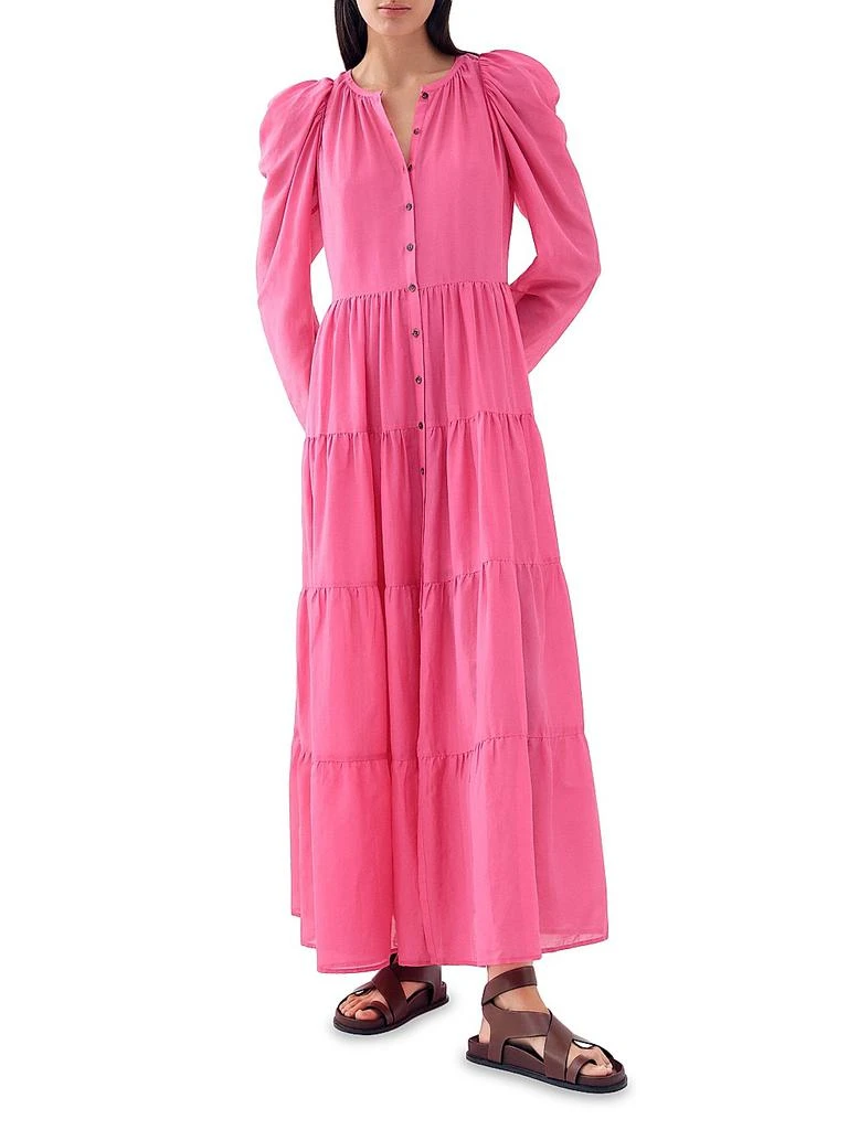 floor length dress with pockets PRETTYGARDEN Womens Casual Long Summer Dresses Sleeveless Strappy Loos main image 0