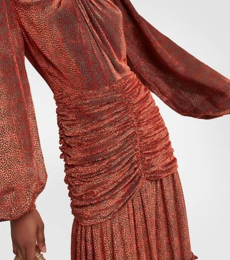 Costarellos Sabrina velvet devoré gown 5
