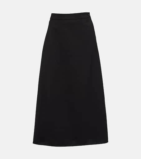 WARDROBE.NYC Virgin wool midi skirt 1