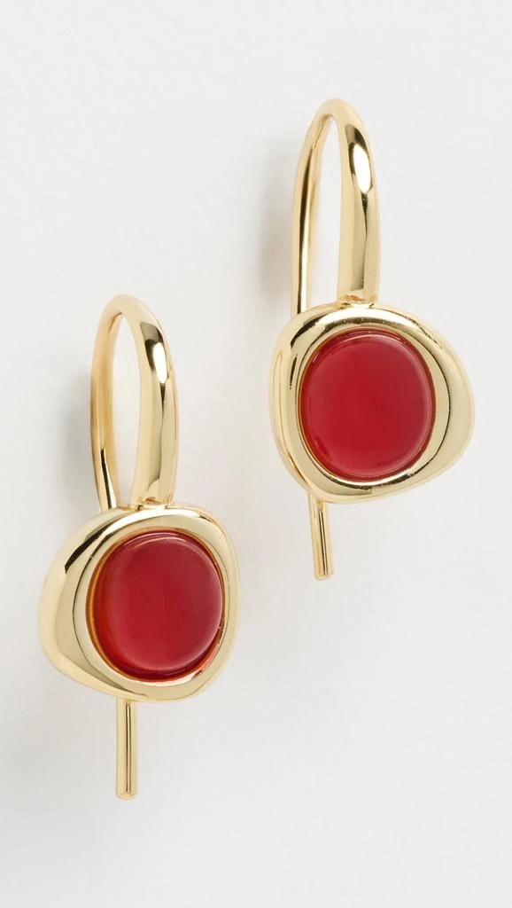 Luv AJ Amber Honey Hook Earrings