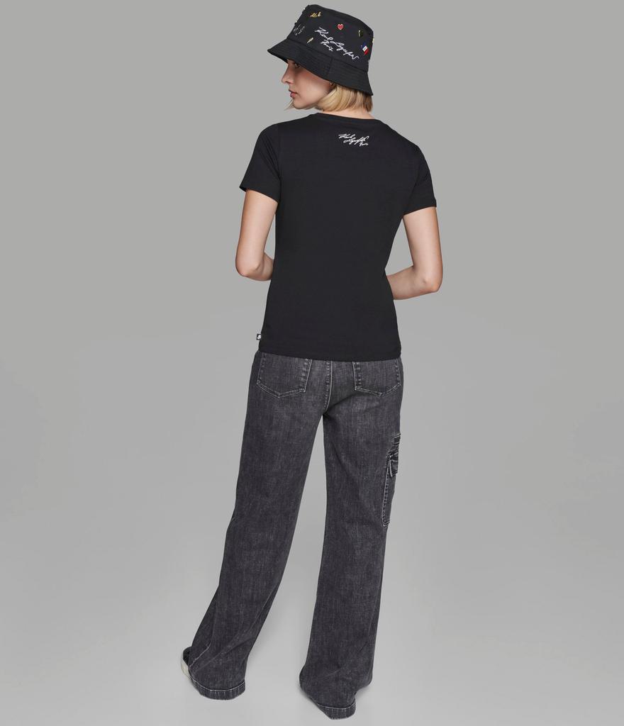 Karl Lagerfeld Paris KARL SEQUIN EIFFEL TOWER TEE