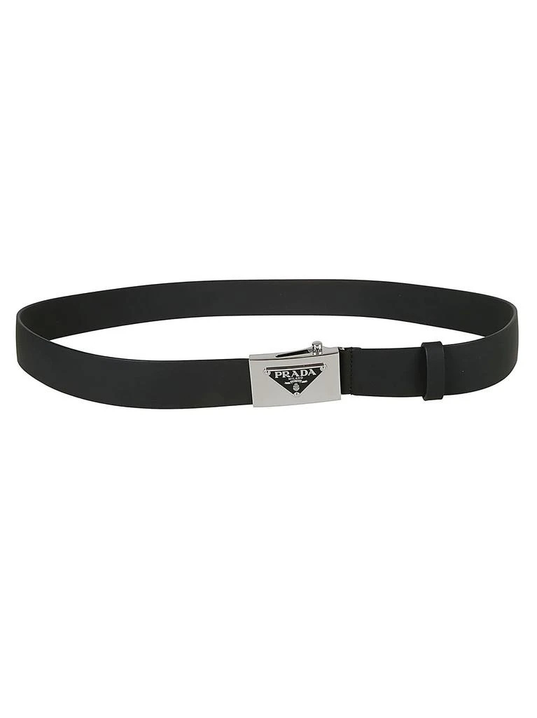 Prada Prada Logo Plaque Buckle Belt 1