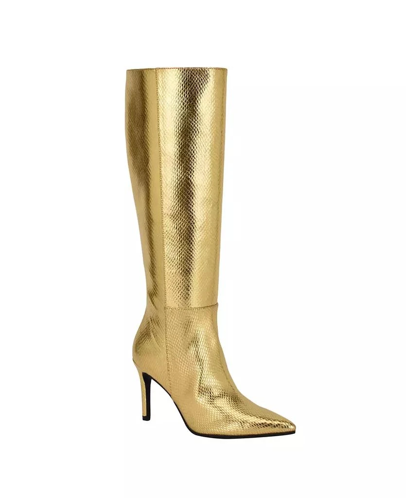 GUESS Women's Richee Tall Shafted Pointy Toe Knee High Dress Boots 1