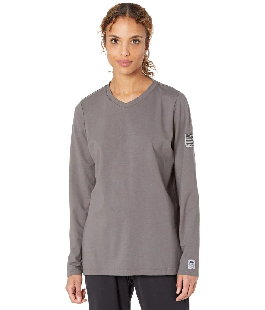 Tyndale FRC Versa V-Neck Long Sleeve Shirt 1