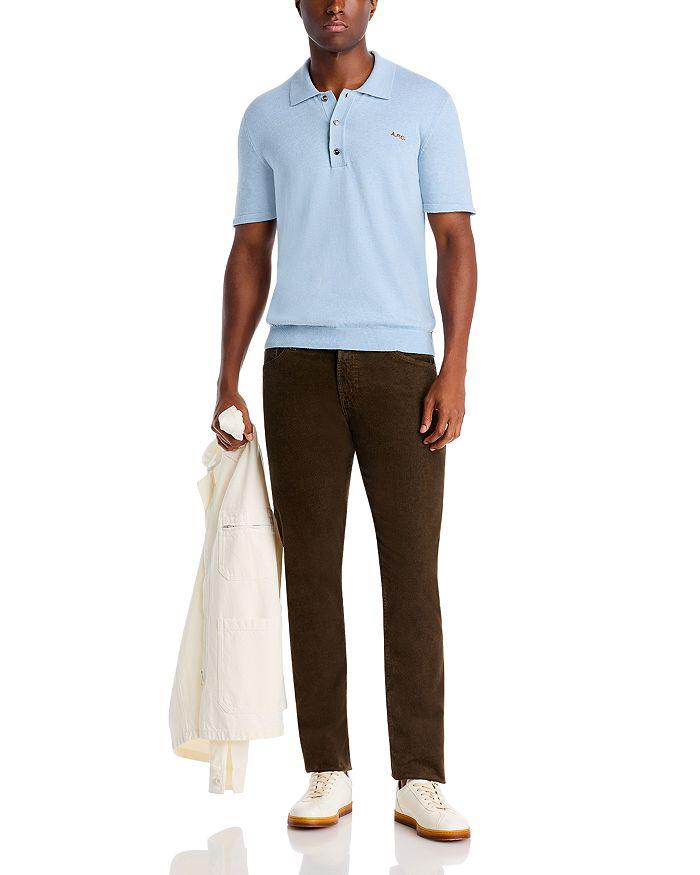 A.P.C. Ollie Regular Fit Knit Polo Shirt