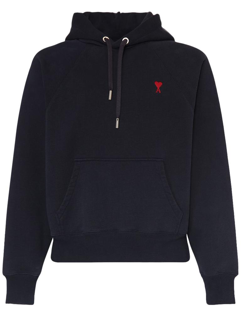 AMI PARIS Logo Cotton Hoodie