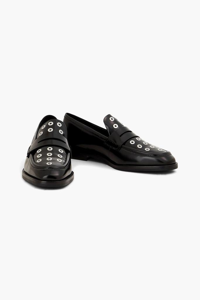 3.1 Phillip Lim Alexa eyelet-embellished leather loafers