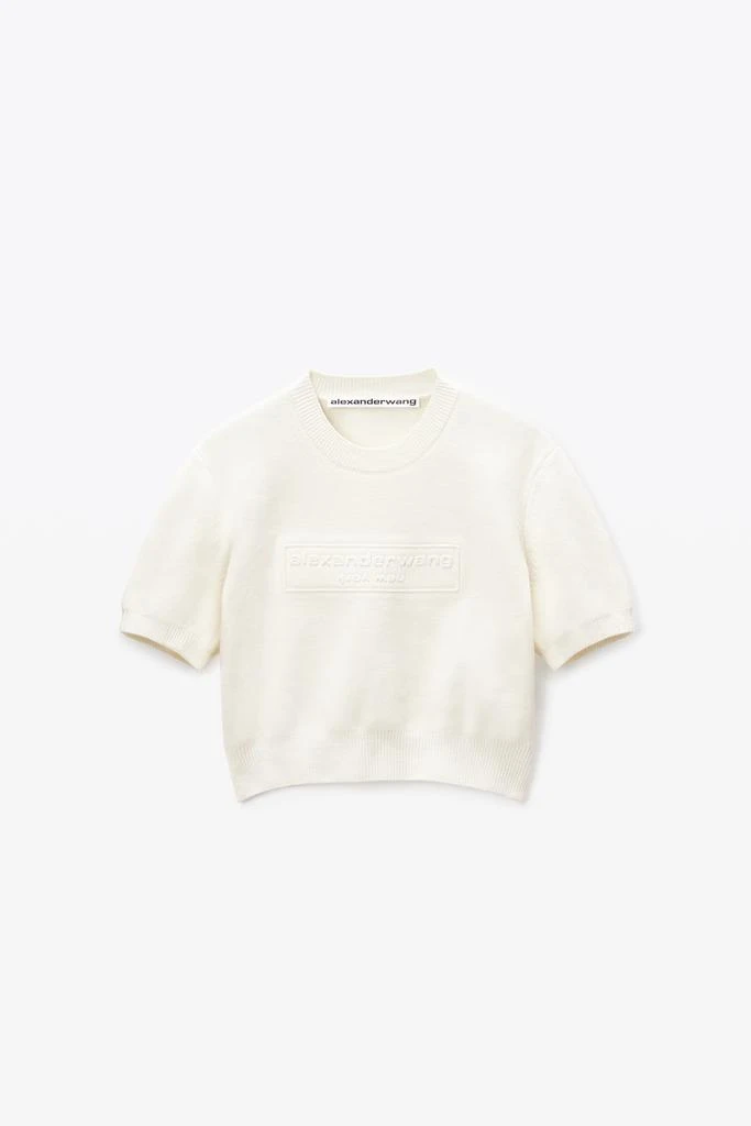 Alexander Wang Logo-Embossed Ribbed Chenille Sweater 2