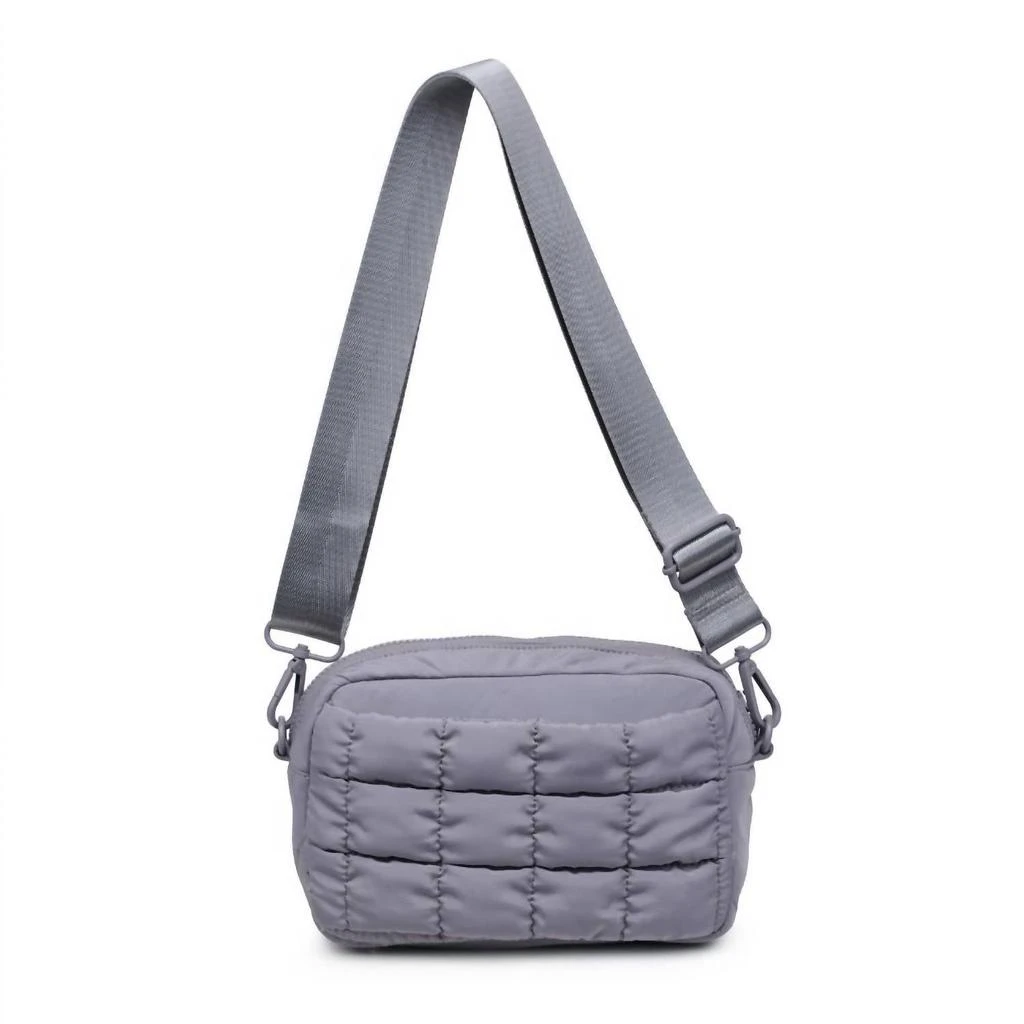 SOL and SELENE Sol And Selene - Women's Quilted Puffer Nylon Crossbody Bag 1