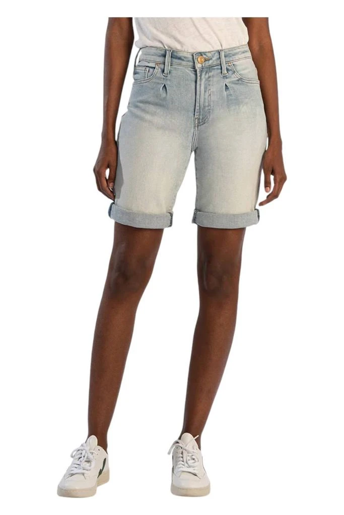 KUT from the Kloth Catherine Boyfriend Roll Up Short In Imagine Wash 1