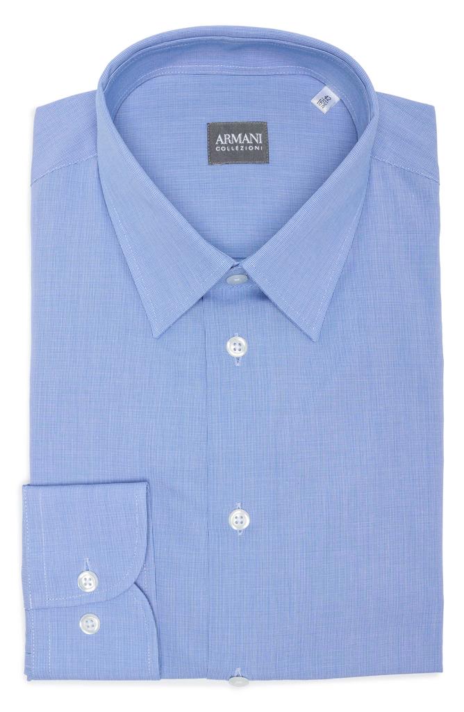 Armani Collezioni Stretch Cotton Button-Up Shirt