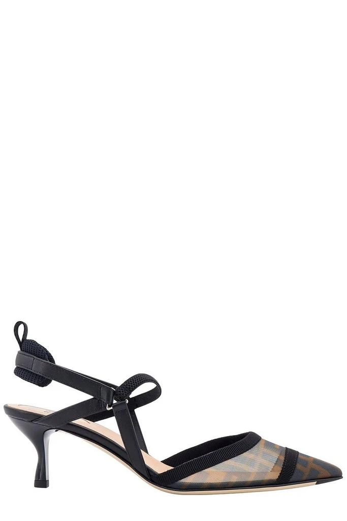 Fendi Fendi Colibrì Lite Pointed-Toe Slingback Pumps 1