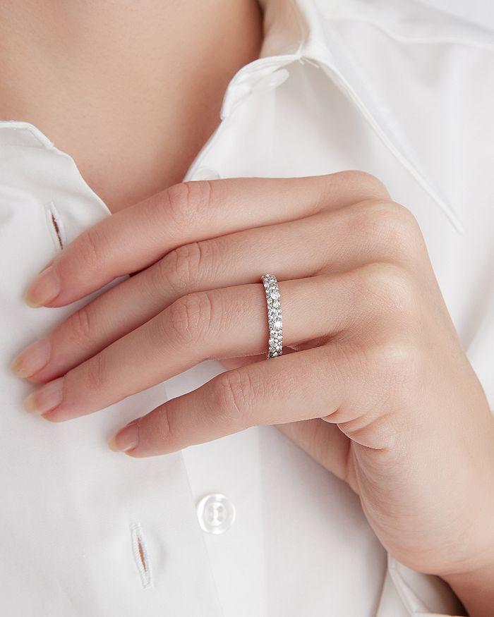 Walters Faith 18K Rose & White Gold Diamond Pavé Eternity Band