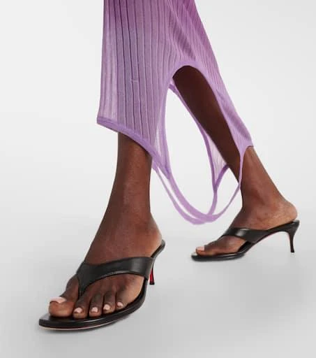 Christian Louboutin Raratonga 55 leather mules 4