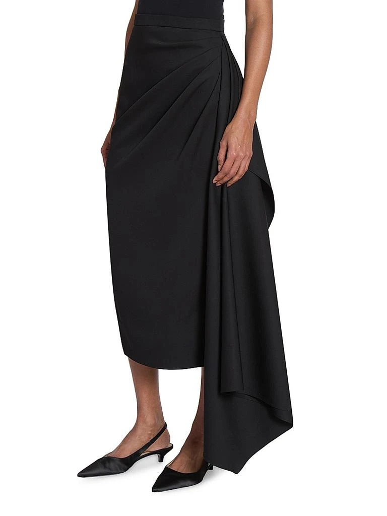 Erdem Draped Midi Pencil Skirt 4