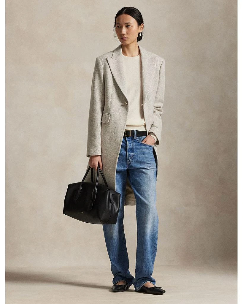 Ralph Lauren Wool Blend Herringbone Coat 2