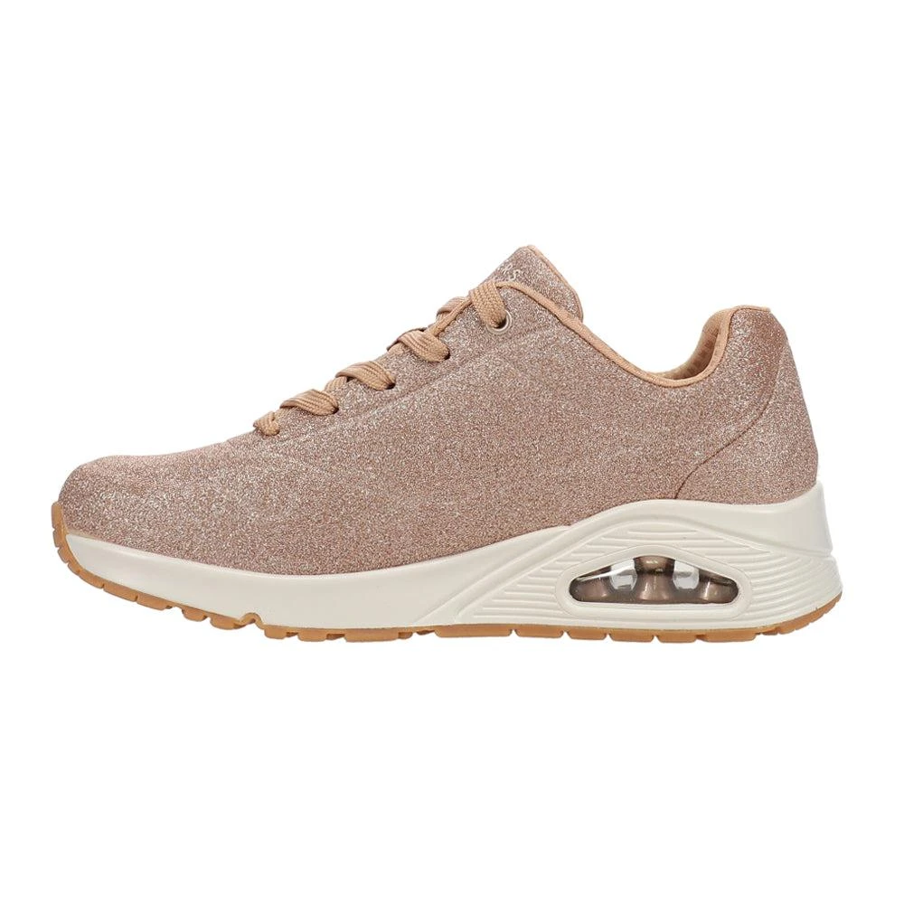 SKECHERS Uno Glitter Bomb Lace Up Sneakers 3