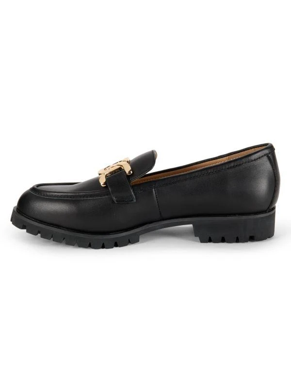 Saks Fifth Avenue Black Loafers Saks Fifth Avenue COLLECTION Patent Velvet Loafers | Saks  main image 4