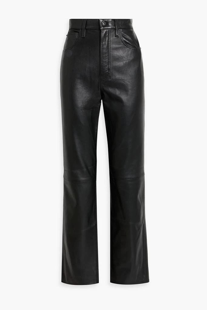 SLVRLAKE London leather straight-leg pants 1