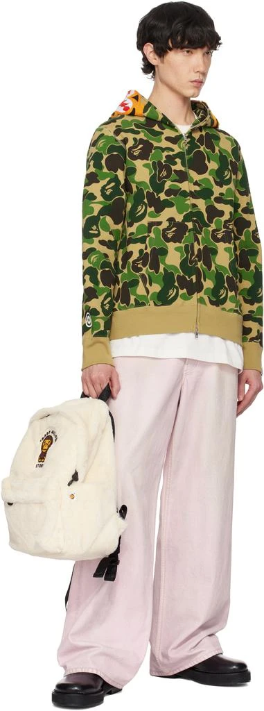 Bape Off-White Medium Backpack 4
